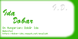 ida dobar business card